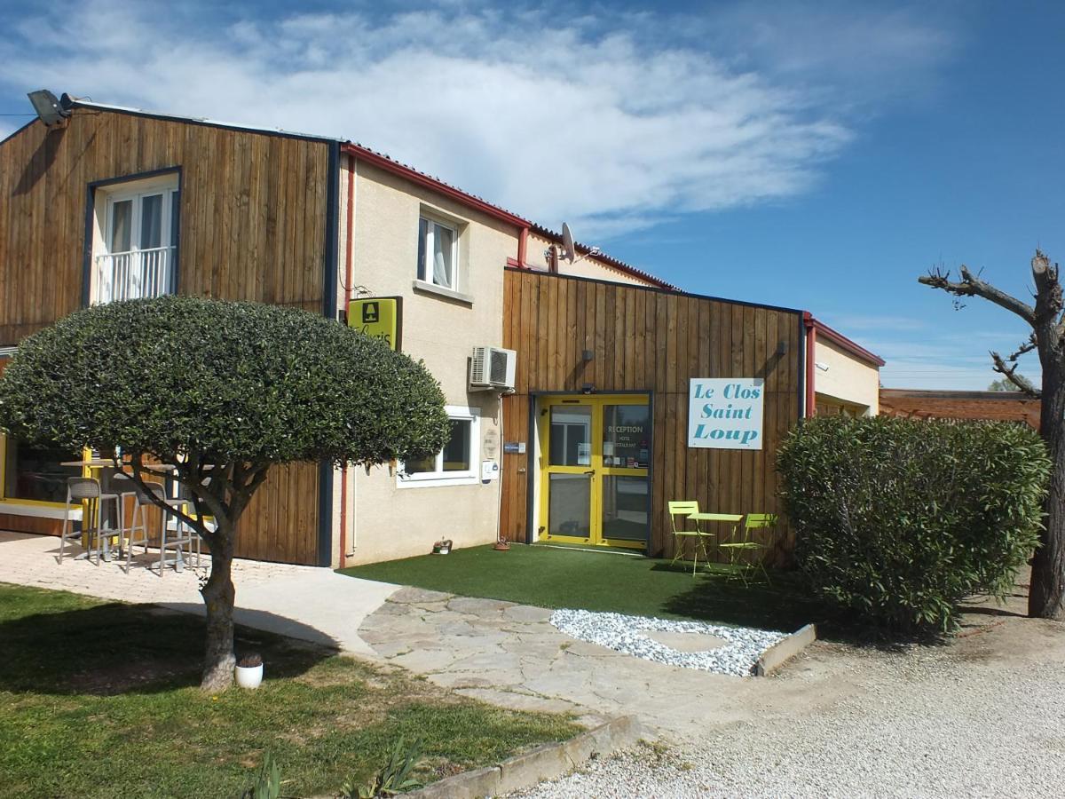 Logis Hotel Restaurant Le Clos Saint Loup Bram Luaran gambar