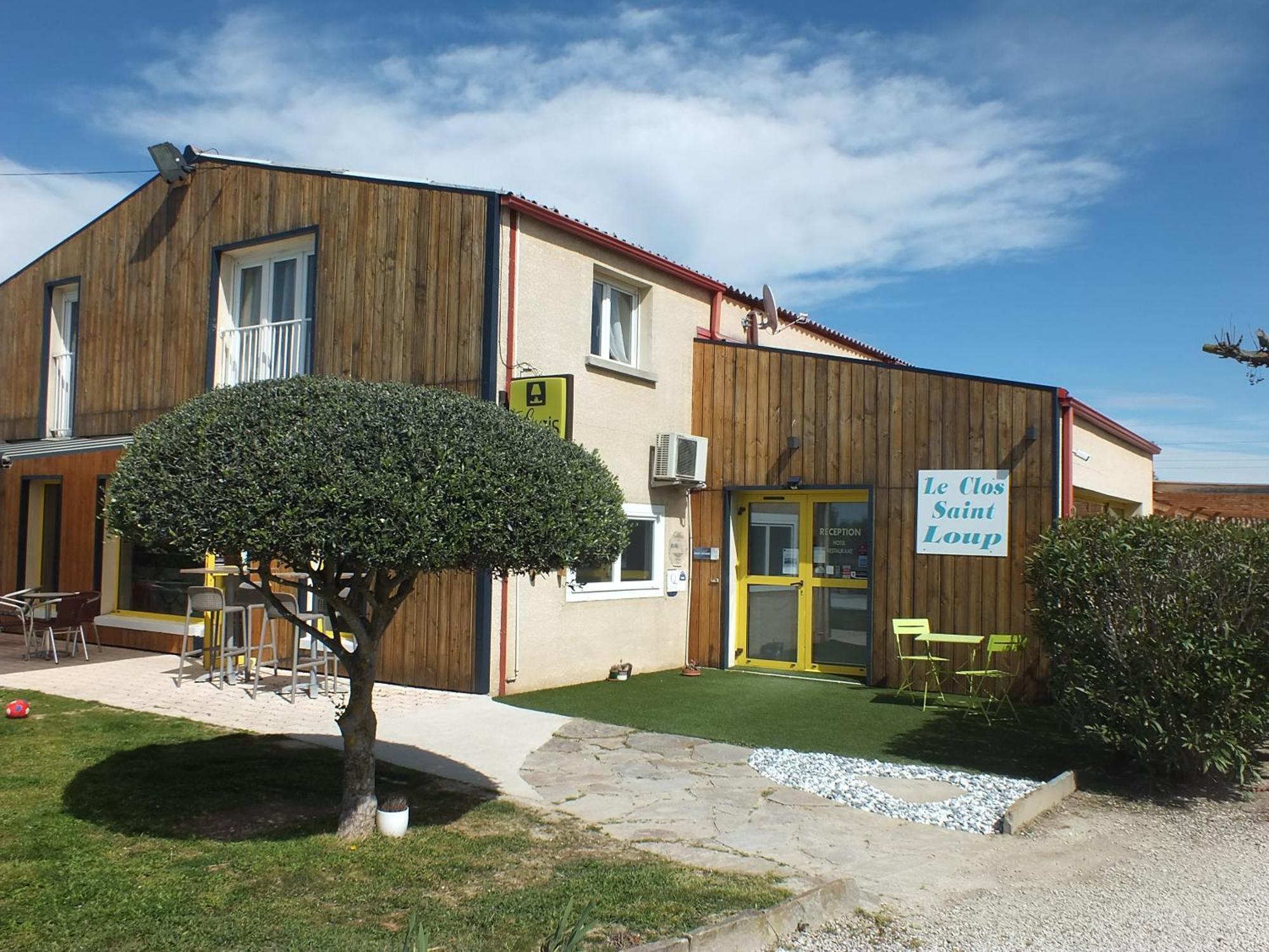 Logis Hotel Restaurant Le Clos Saint Loup Bram Luaran gambar